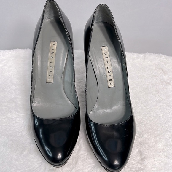 Pura Lopez Patent Leather Platform Pump size 8 EU39 - Picture 2 of 11